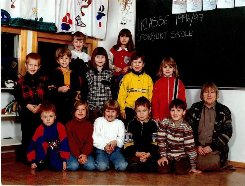 1. klasse  Storbukt skole 1996 - 1997